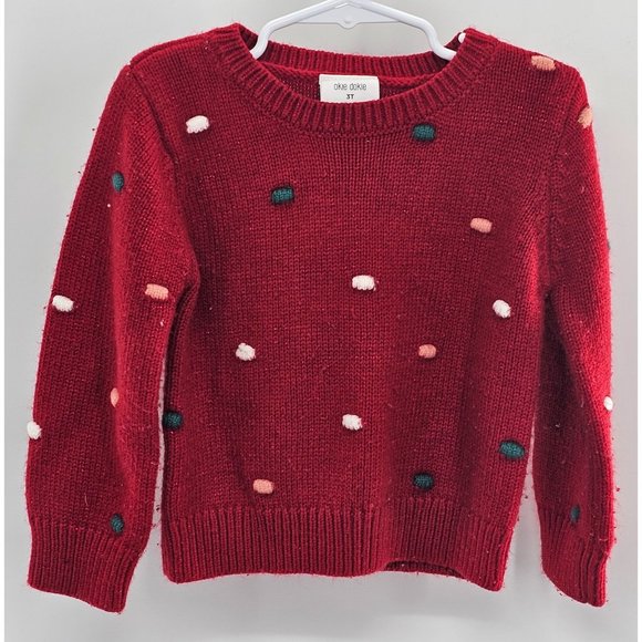 Oakie Dokie Girls Christmas Sweater‎ size 3T - Picture 1 of 3